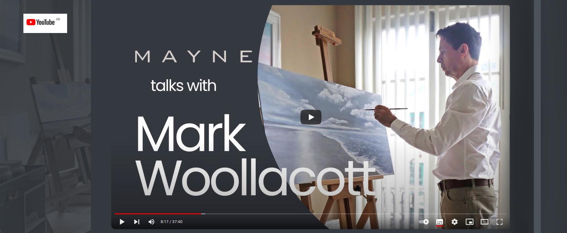 image of UK marine artist Mark Woollacott
